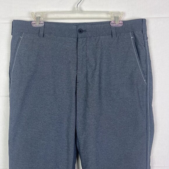 Nike Golf 35x31.5 Gray Heather Dri-Fit Lightweight Pants Golfing Pockets - Picture 2 of 13
